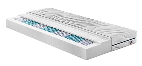 Badenia Bettcomfort Irisette Sylt 7-Zonen 1000er Tonnentaschenfederkernmatratze, Härtegrad 3, 90 x...